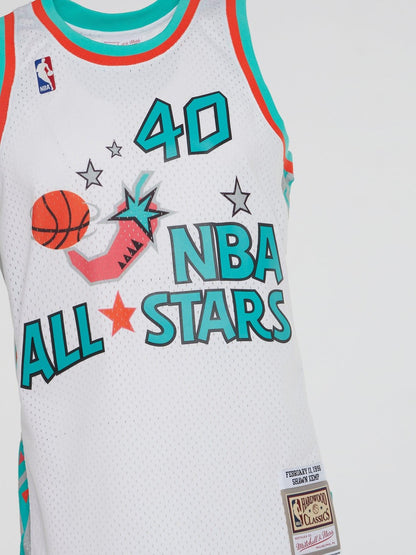 NBA Swingman Jersey All Star 1996 Shawn Kemp - White - B-Hype Society