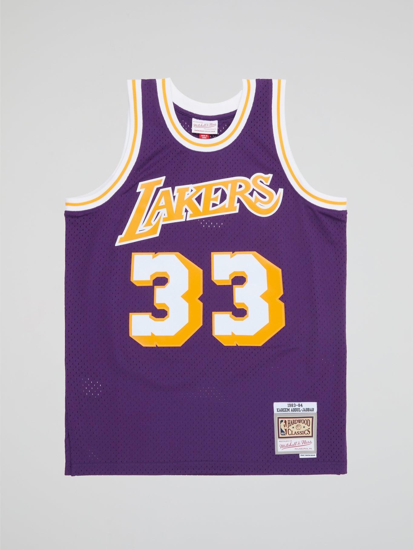 NBA Swingman Jersey Lakers 84 Kareem Abdul - B-Hype Society