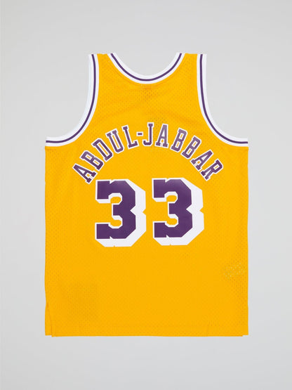 NBA Swingman Jersey Lakers 84 Kareem Abdul - B-Hype Society