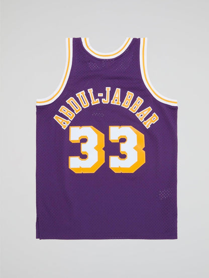 NBA Swingman Jersey Lakers 84 Kareem Abdul - B-Hype Society