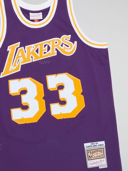 NBA Swingman Jersey Lakers 84 Kareem Abdul - B-Hype Society