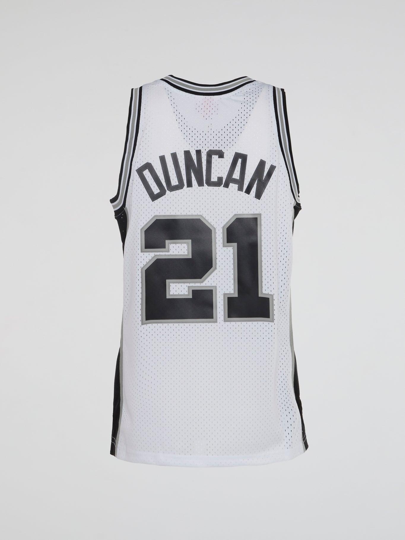 NBA Swingman Jersey Spurs 98 Tim Duncan - White - B-Hype Society