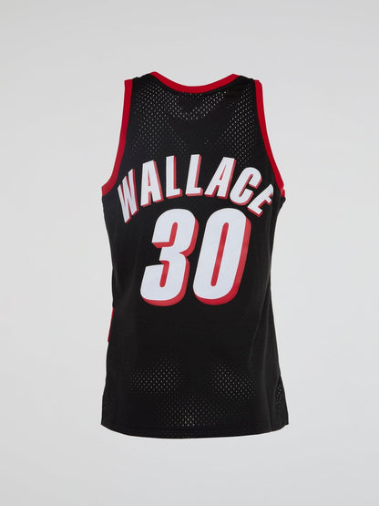 NBA Swingman Jersey Trail Blazers 99 Rasheed Wallace - Black - B-Hype Society