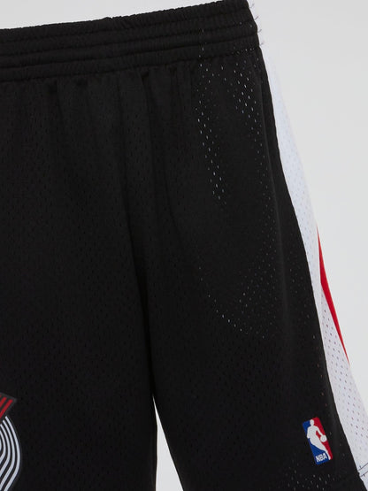 NBA Swingman Road Shorts Blazers 99-00 - Black - B-Hype Society