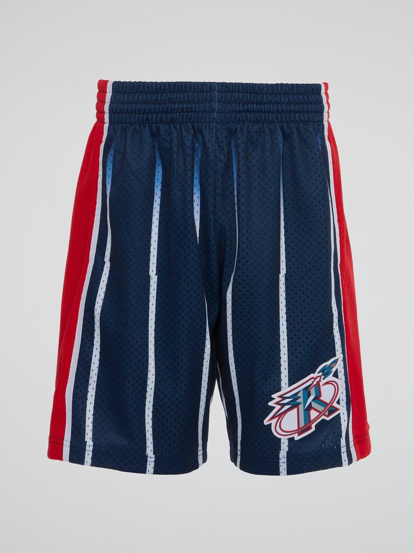 NBA Swingman Road Shorts Rockets 96-97 - Navy - B-Hype Society