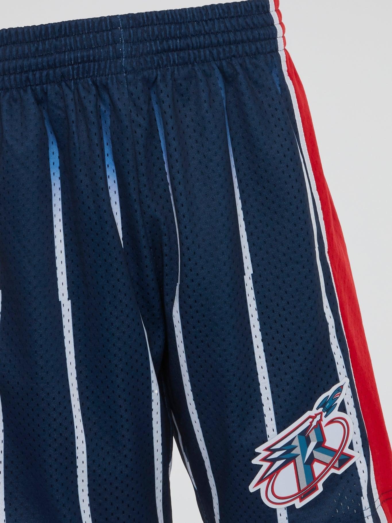 NBA Swingman Road Shorts Rockets 96-97 - Navy - B-Hype Society