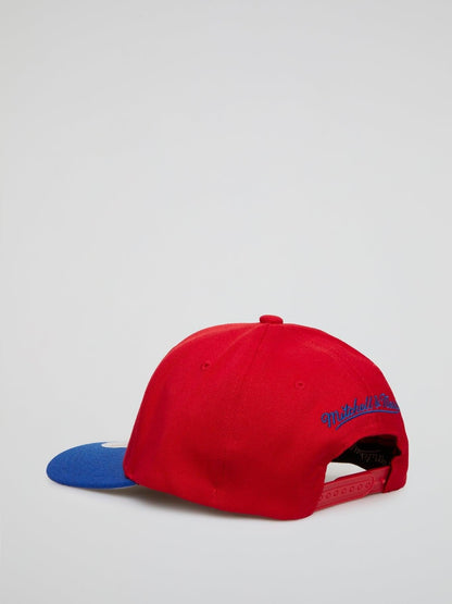 NBA Team 2 Tone 2.0 Stretch Snapback NBA Clippers - Red/Royal - B-Hype Society