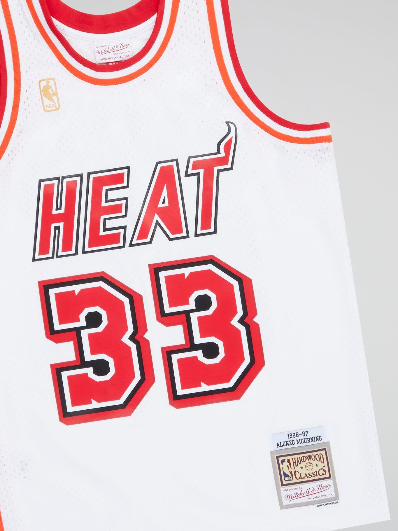 Alonzo mourning mitchell hot sale and ness jersey