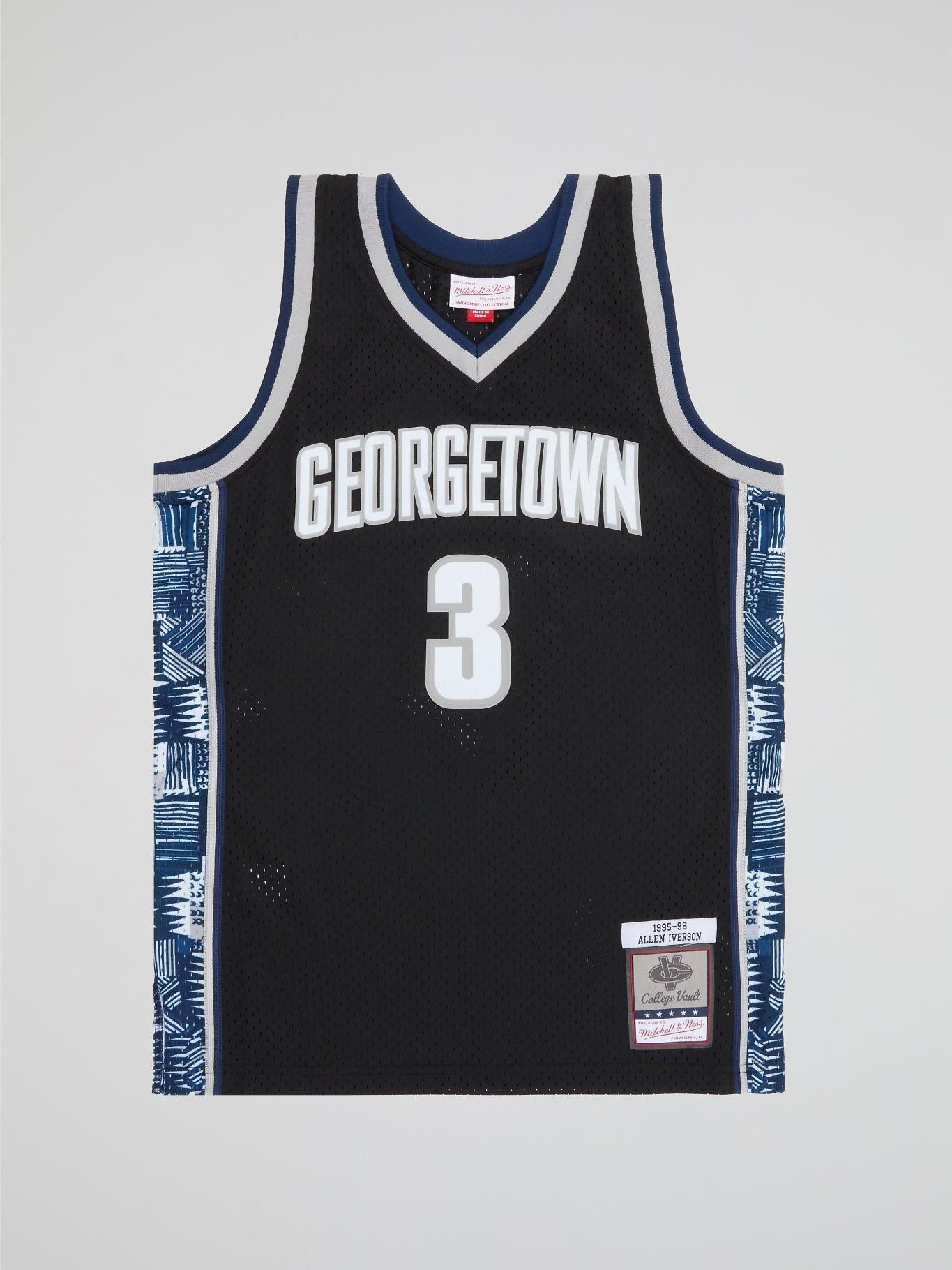 NCAA Alt. Jersey Georgetown 1995 Allen Iverson - B-Hype Society