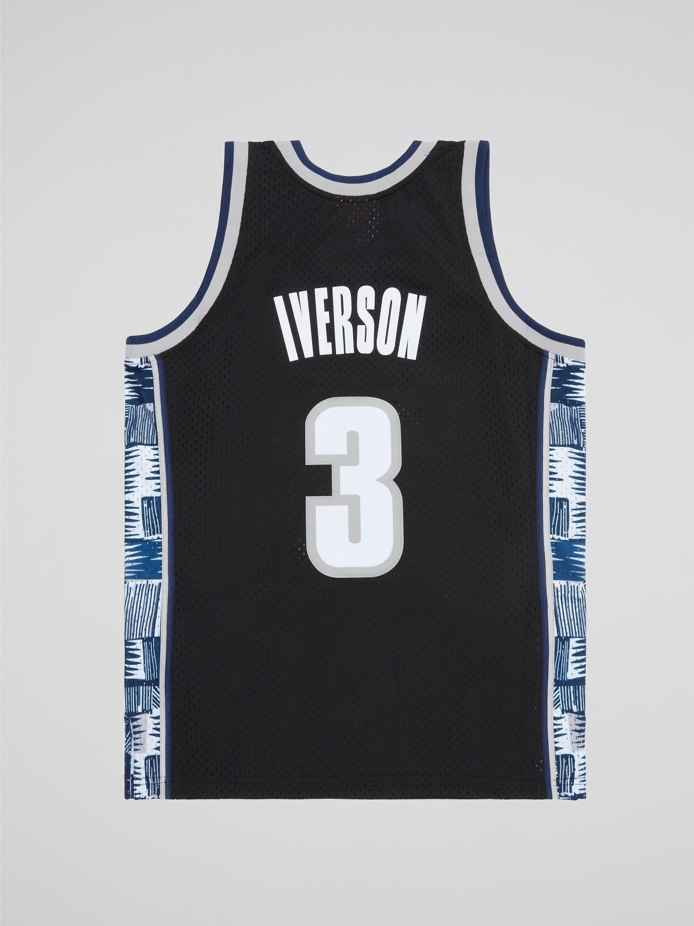 NCAA Alt. Jersey Georgetown 1995 Allen Iverson - B-Hype Society