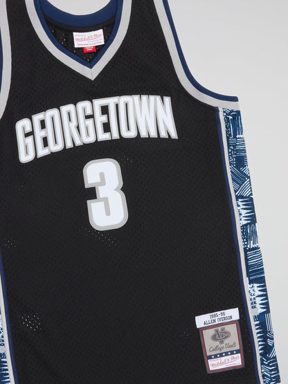 NCAA Alt. Jersey Georgetown 1995 Allen Iverson - B-Hype Society