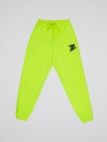 Bhype Society - Neon Yellow Pants Bhype Logo Essentials