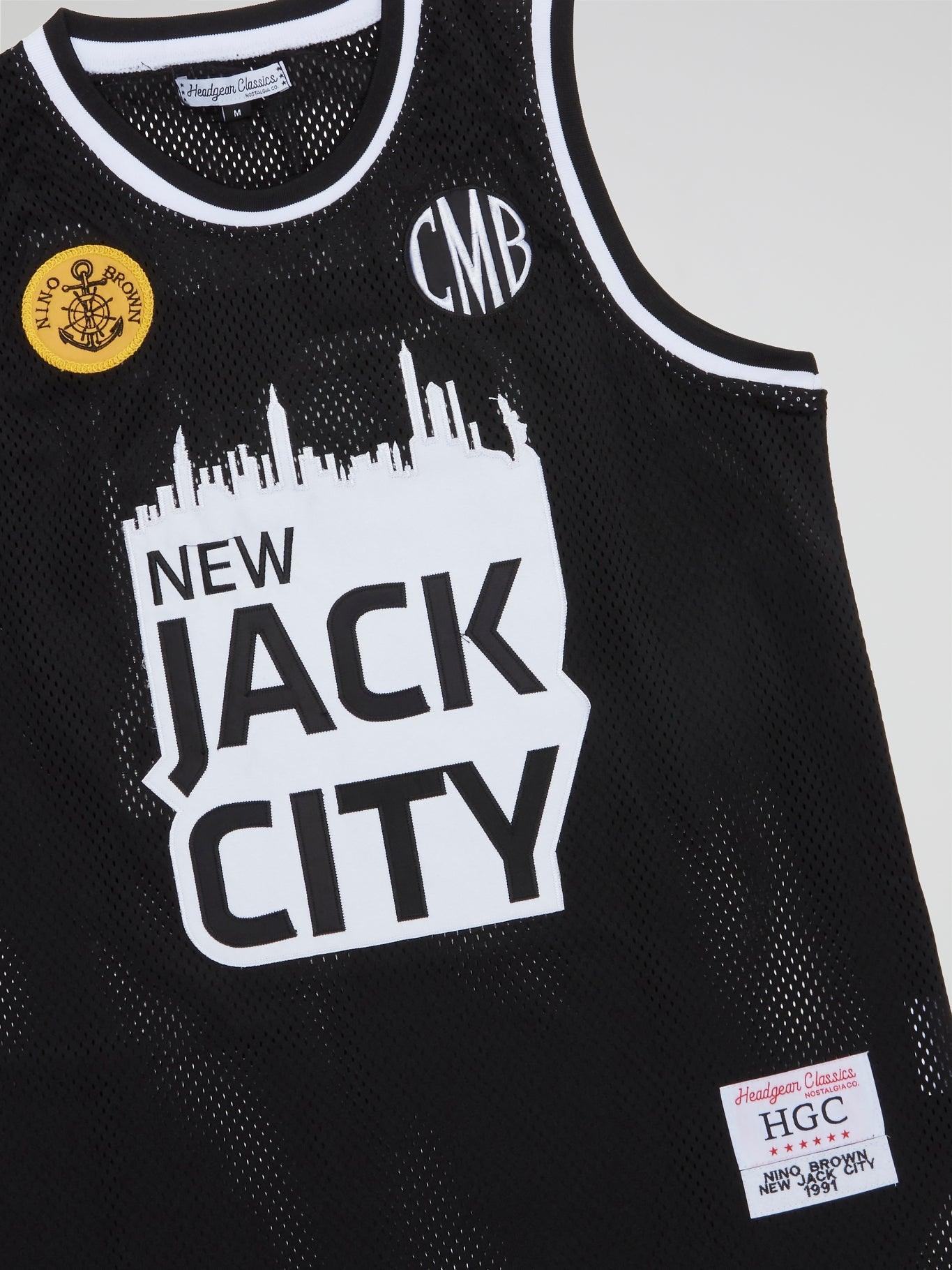 New Jack City Black Basketball Jersey - B-Hype Society
