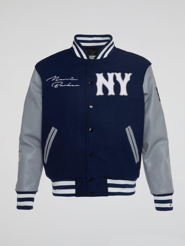 NY Yankees Letterman Red and Blue Jacket