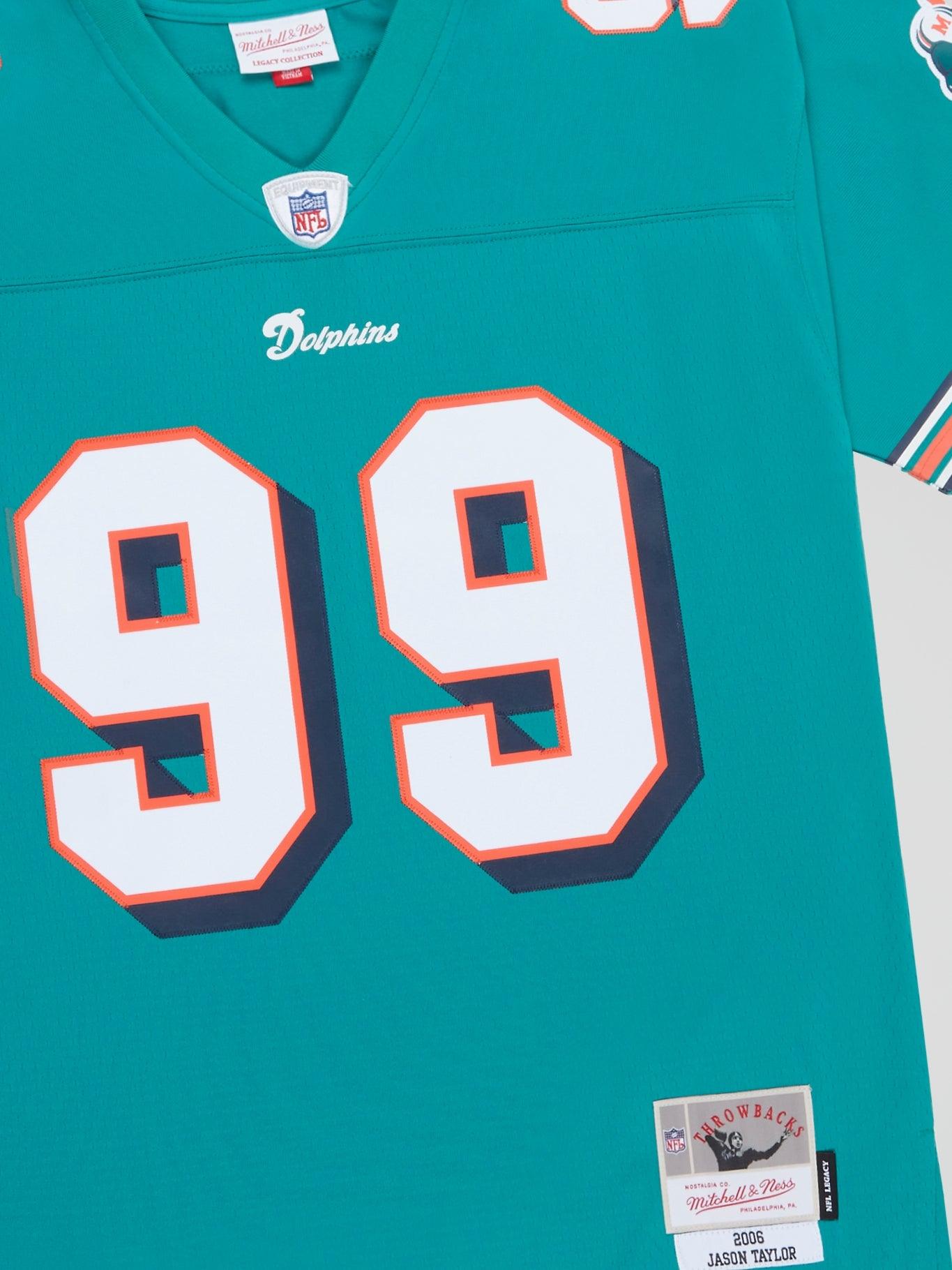 Mitchell and Ness NFL Legacy Jersey Dolphins 06 Jason Taylor