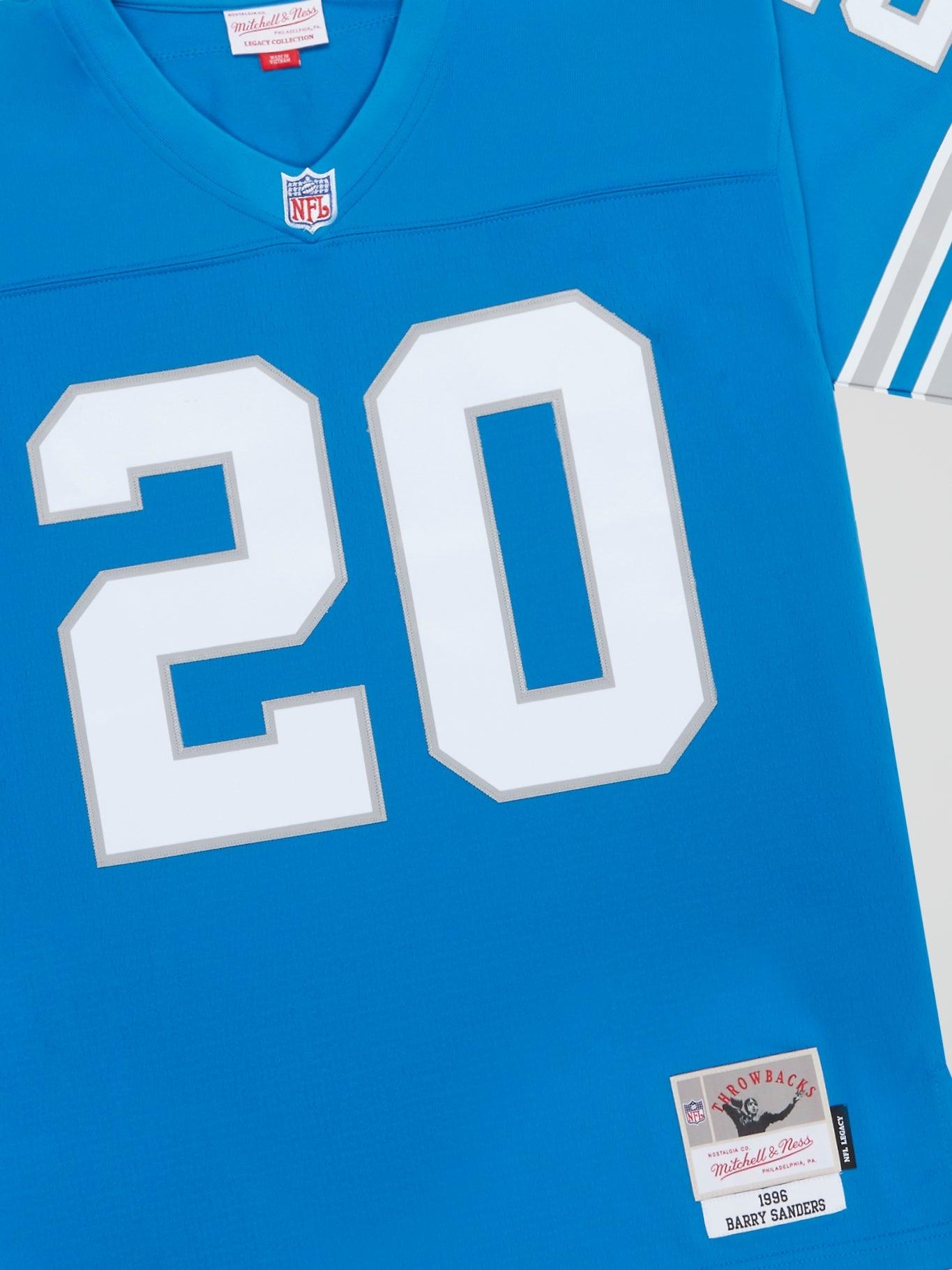 1996 barry sanders mitchell and ness clearance jersey