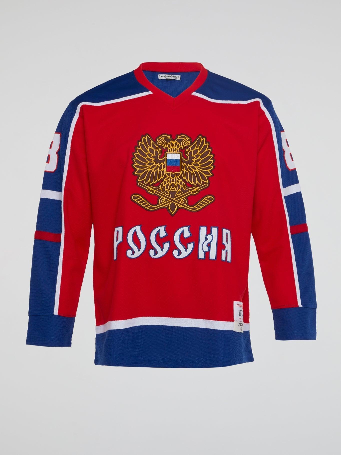 Ovechkin Russia Jersey Red - B-Hype Society