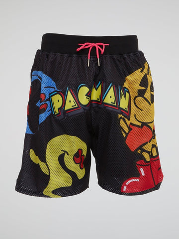 Pacman Black Shorts - B-Hype Society