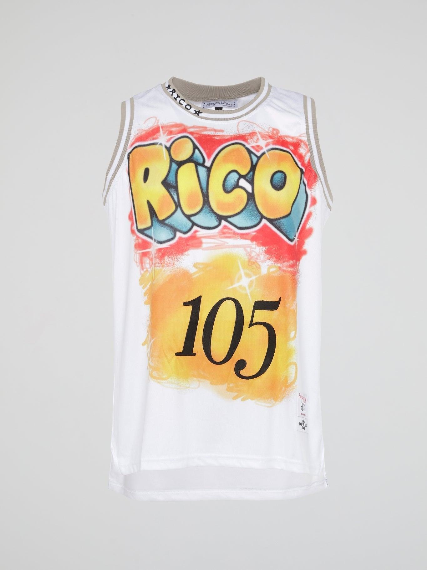 Paid In Full Rico Airbrush Basketball Jersey - B-Hype Society