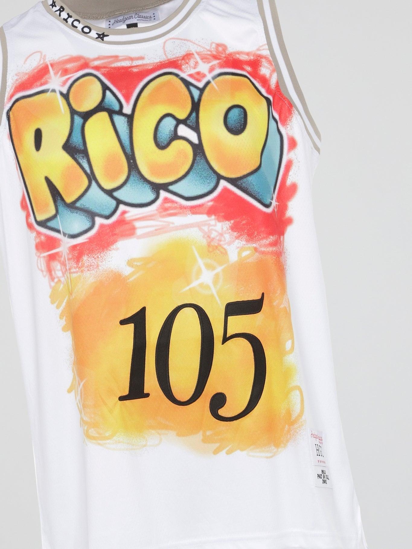 Paid In Full Rico Airbrush Basketball Jersey - B-Hype Society