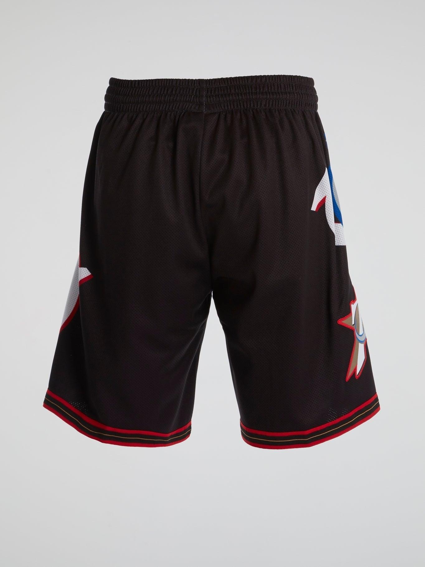 Philadelphia 76ers 2000 Big Face Shorts - B-Hype Society