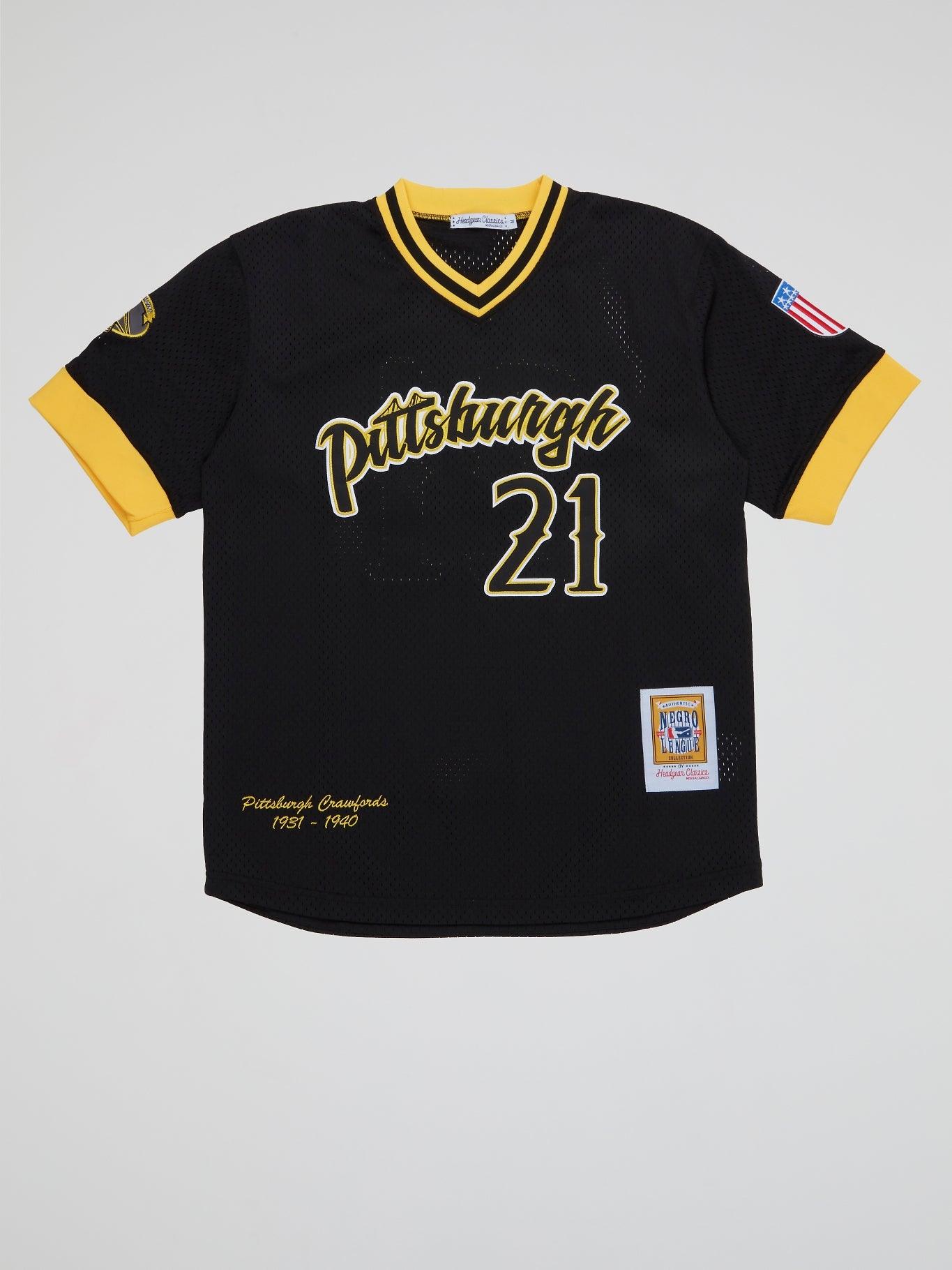 Pittsburgh Crawfords Pullover Jersey Black - B-Hype Society