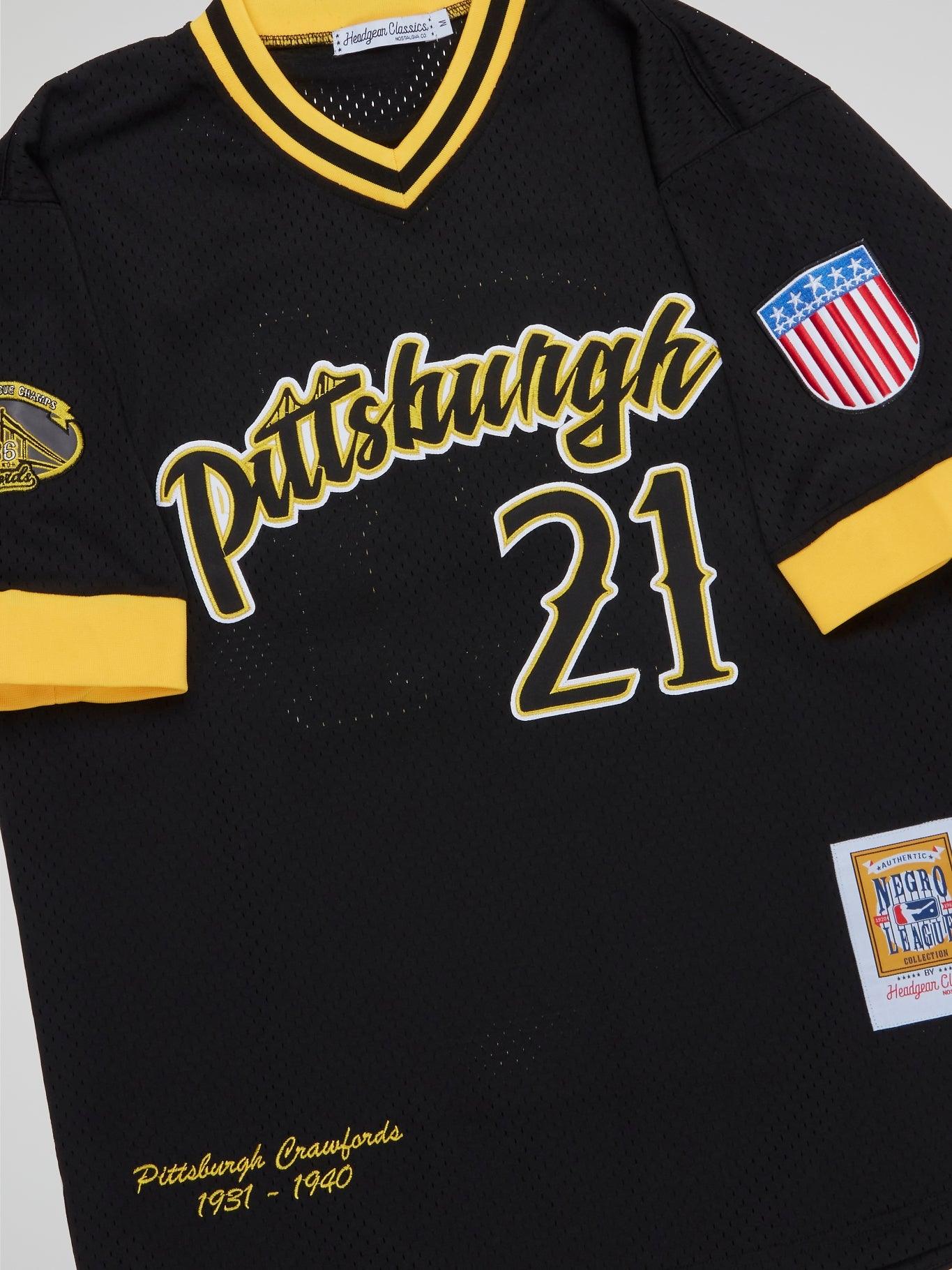 Pittsburgh Crawfords Pullover Jersey Black - B-Hype Society