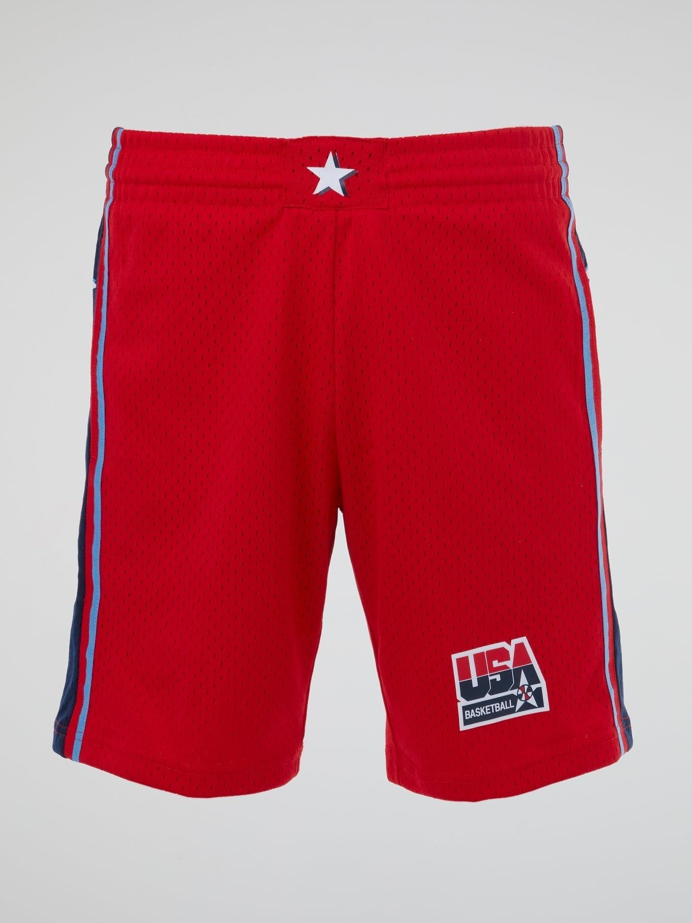 Red Swingman Shorts - B-Hype Society