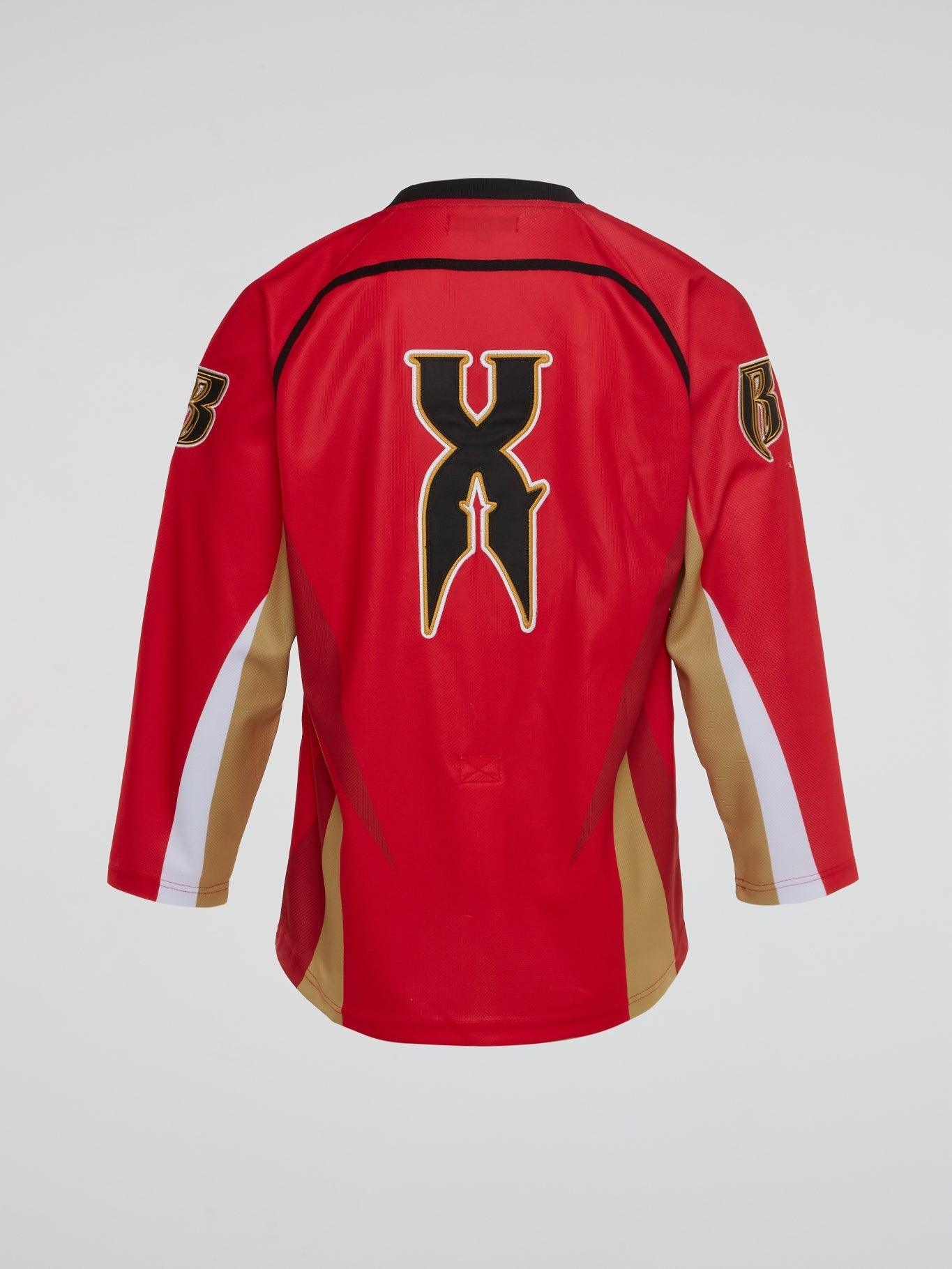 Ruff Ryders Hockey Jersey Red - B-Hype Society