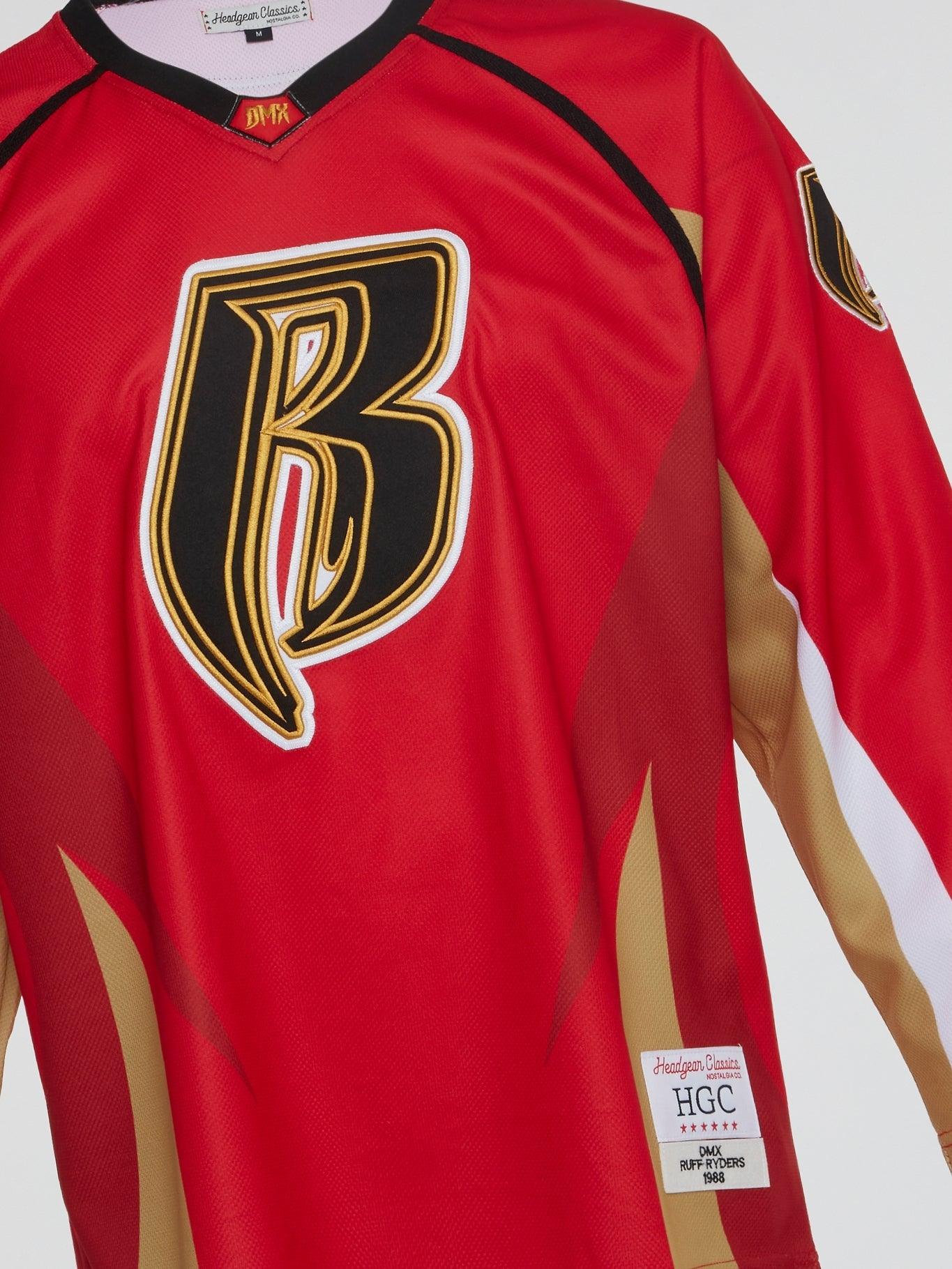 Ruff Ryders Hockey Jersey Red - B-Hype Society