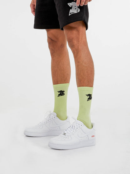 Bhype Society - Essentials B Socks Green