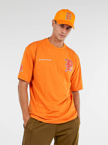 Bhype Society - Bhype Orange T-shirt Varsity Collection