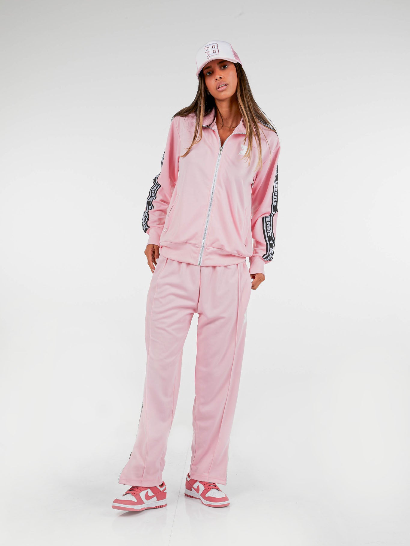 Bhype Society - Bhype Pink Retro Nylon Tracksuit