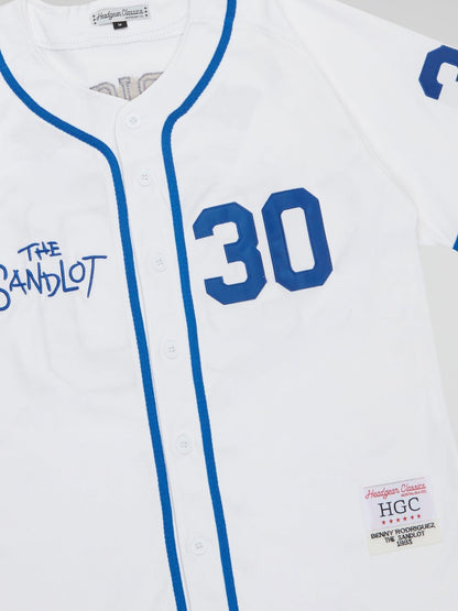 White Sandlot Baseball Jersey - B-Hype Society