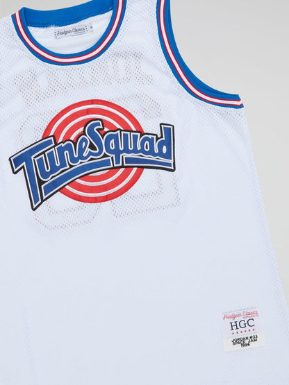 White Tunesquad Basketball Jersey - B-Hype Society