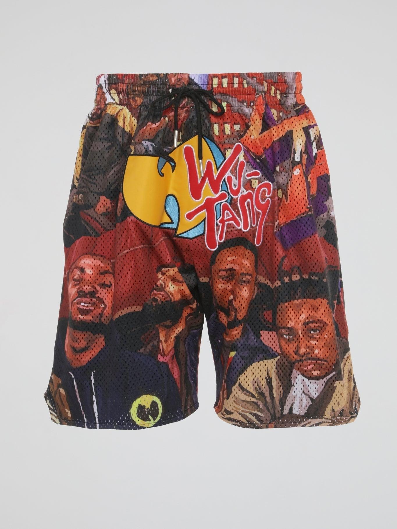 Wu Tang The Saga Continues Basketball Shorts - B-Hype Society