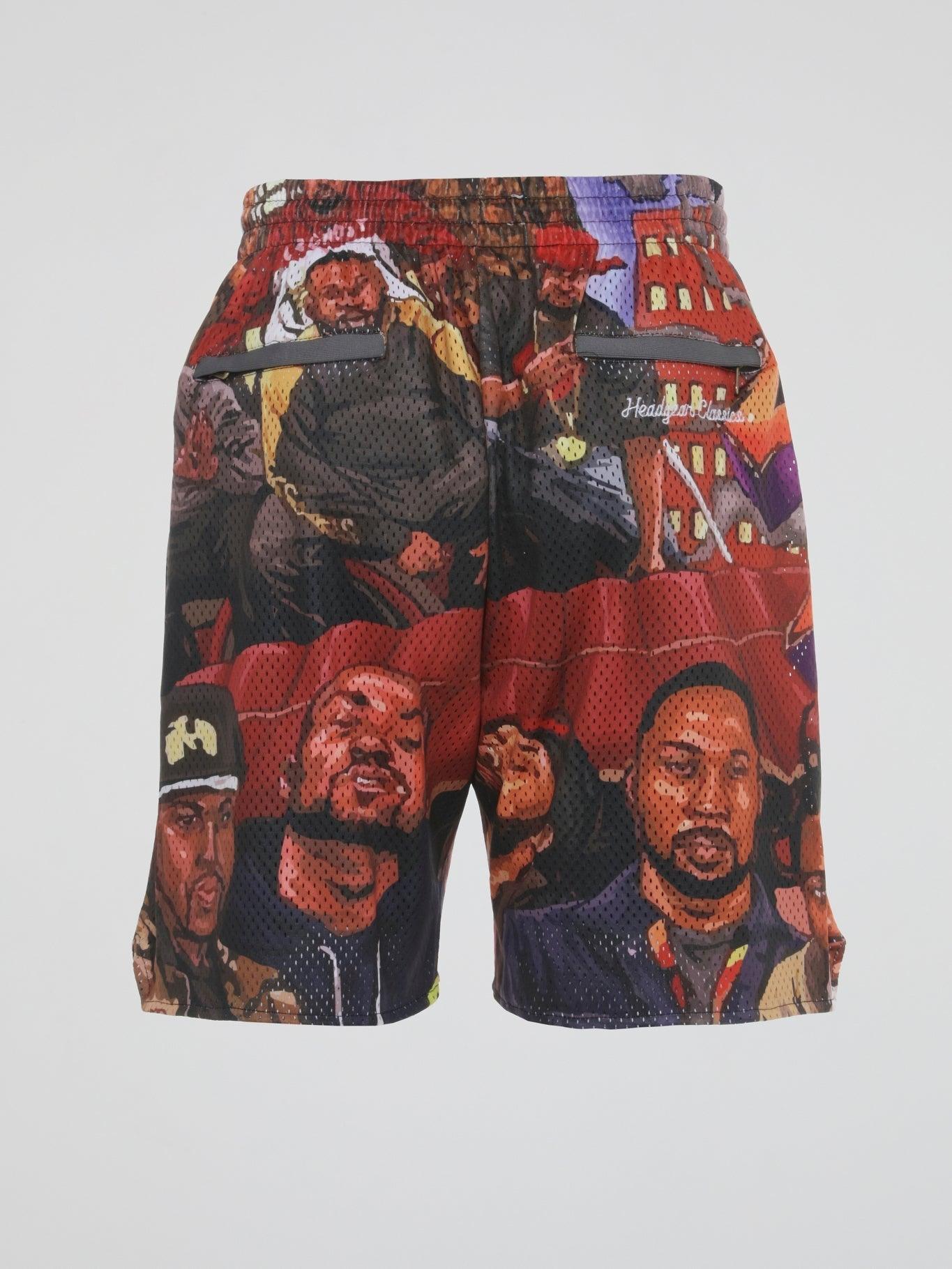 Wu Tang The Saga Continues Basketball Shorts - B-Hype Society