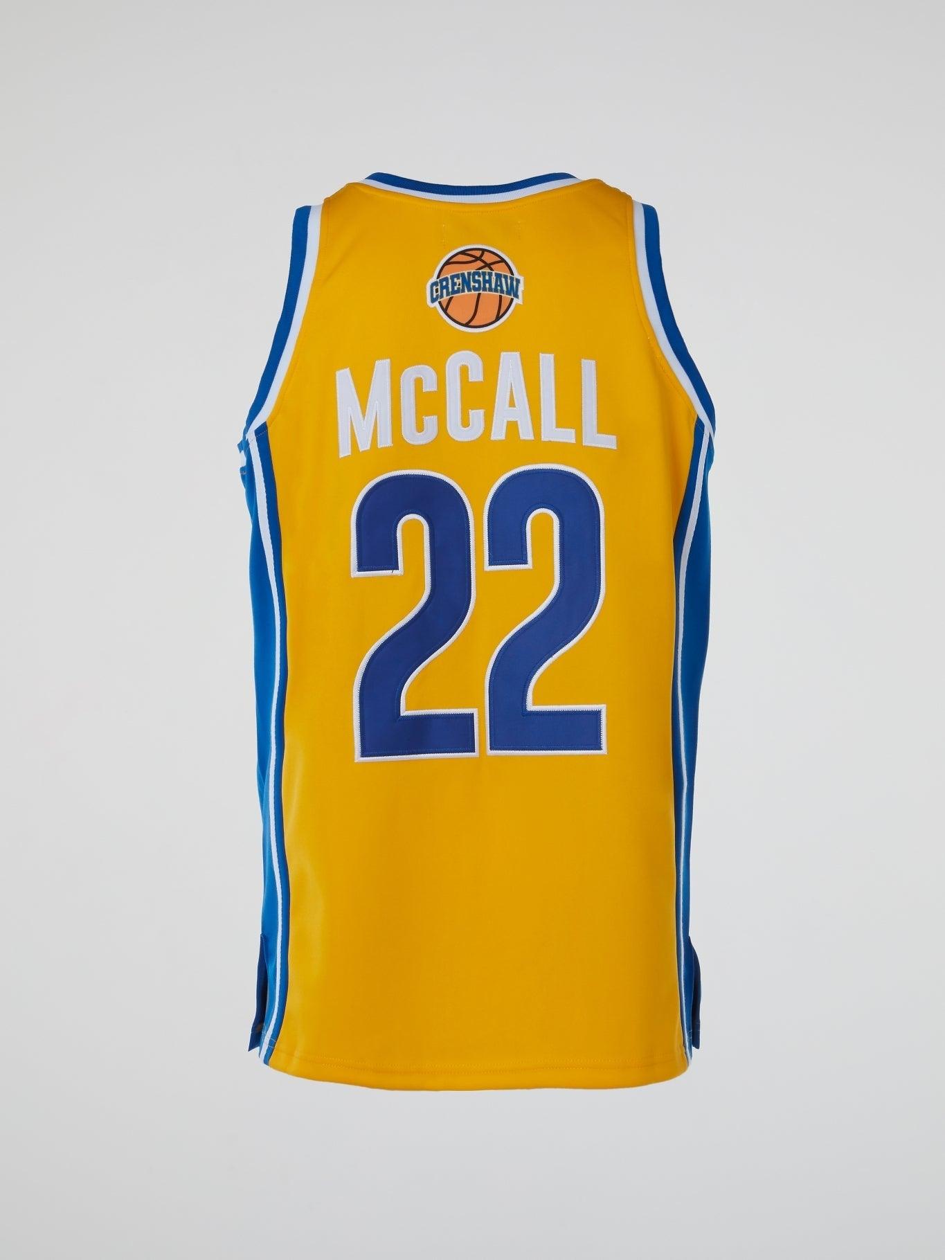 Yellow Love and Basketball McCall Basketball Jersey - B-Hype Society